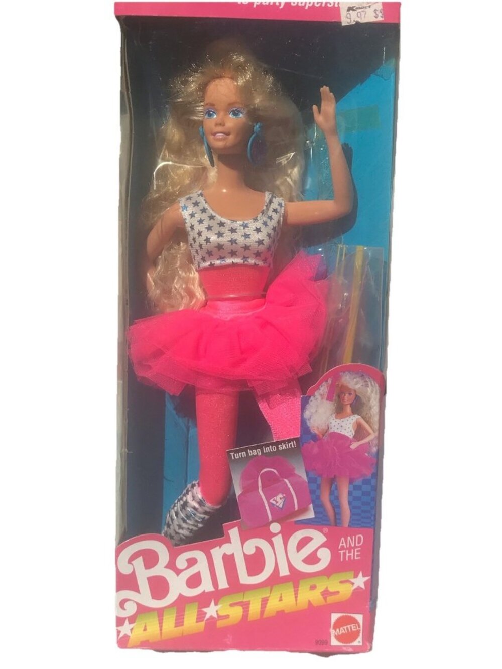 Vtg NEW Barbie  All Stars Aerobics Star to Party Superstar Doll 1989 Mattel 9099